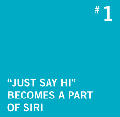 'Just Say Hi' becomes a part of Siri